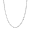 Solid Sterling Silver Diamond-Cut Cuban Curb Chain - 18"