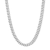 Solid Sterling Silver Cuban Curb Chain - 20"
