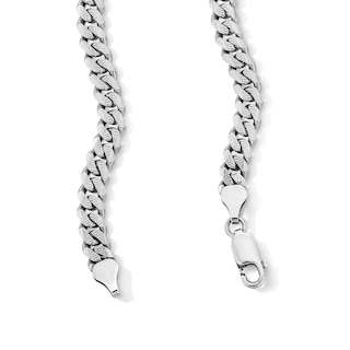 Solid Sterling Silver Cuban Curb Chain - 20"