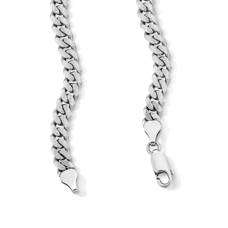 Solid Sterling Silver Cuban Curb Chain - 20"