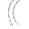 Thumbnail Image 2 of Solid Sterling Silver Diamond-Cut Cuban Curb Chain - 20"