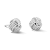 Sterling Silver Twist Knot Studs