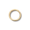 14K Solid Gold Clicker Hoop - 18G 5/16"
