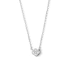 Thumbnail Image 1 of Sterling Silver CZ Clover Pendant - 18"