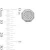 Thumbnail Image 2 of Sterling Silver CZ Composite Octagon Studs