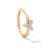 Thumbnail Image 1 of 10K Semi-Solid Gold CZ Trio Hoop – 18G 5/16"
