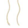 Thumbnail Image 3 of 14K Gold Plated 2.3mm Flat Curb Chain - 16"