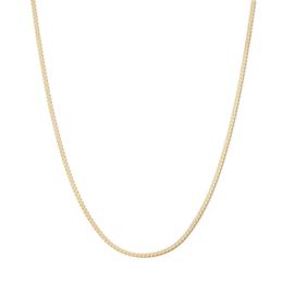 14K Gold Plated 1.5mm Serpentine Chain - 18"