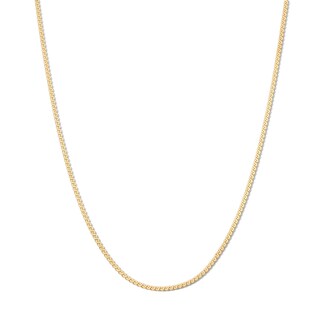 14K Gold Plated 1.5mm Serpentine Chain - 18"