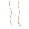 Thumbnail Image 2 of 14K Gold Plated 1.5mm Serpentine Chain - 18"