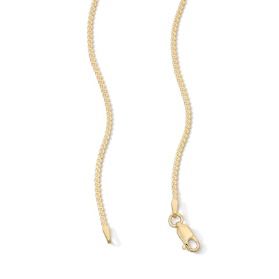 14K Gold Plated 1.5mm Serpentine Chain - 18"