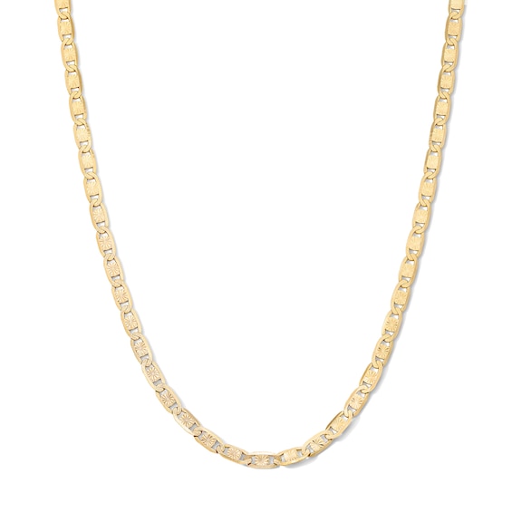 3.8mm 14K Gold Plated Valentino Chain - 18"