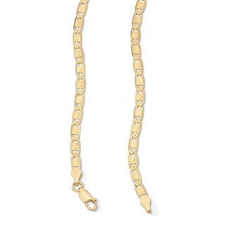 3.8mm 14K Gold Plated Valentino Chain - 18"