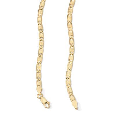 3.8mm 14K Gold Plated Valentino Chain - 18"
