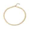 Thumbnail Image 1 of 14K Gold Plated Valentino Chain Anklet - 10"