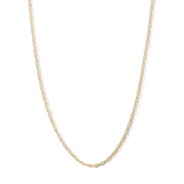 14K Gold Plated 1.8mm Singapore Chain - 15"