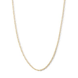 14K Gold Plated 1.8mm Singapore Chain - 15"