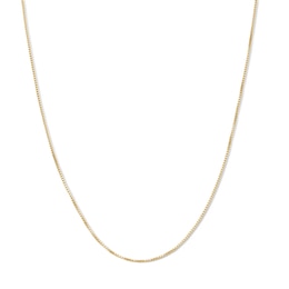 14K Gold Plated .9mm Box Chain - 22"