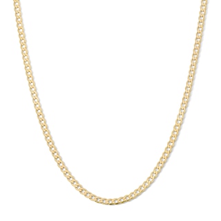 14K Gold Plated Curb Chain - 20"
