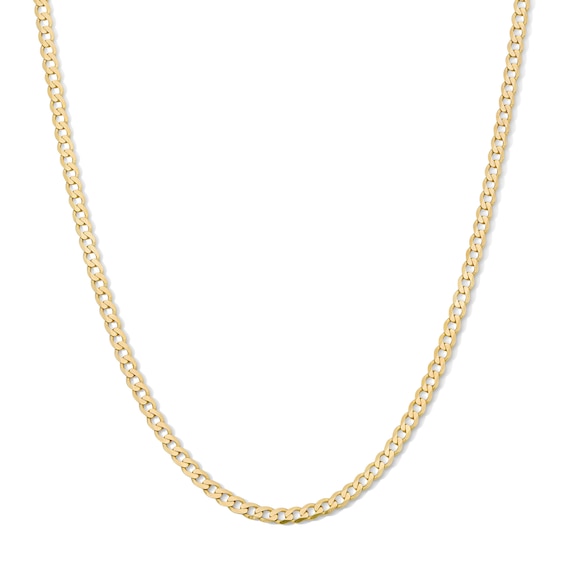 14K Gold Plated Curb Chain - 20"