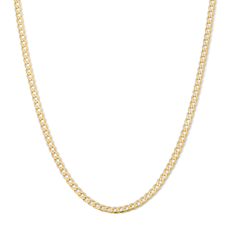 14K Gold Plated Curb Chain - 20"
