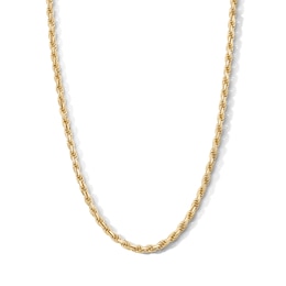 14K Gold Plated 4mm Rope Chain - 22"