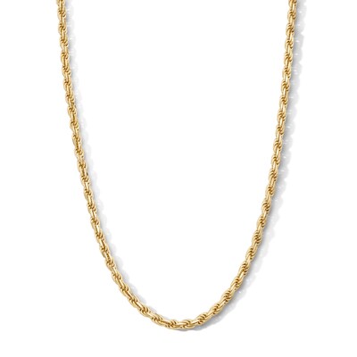 14K Gold Plated 4mm Rope Chain - 18"