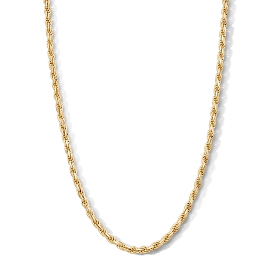 14K Gold Plated 4mm Rope Chain - 18"