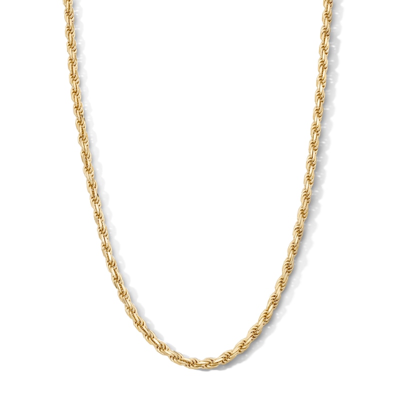 Main Image 1 of 14K Gold Plated 4mm Rope Chain - 18"