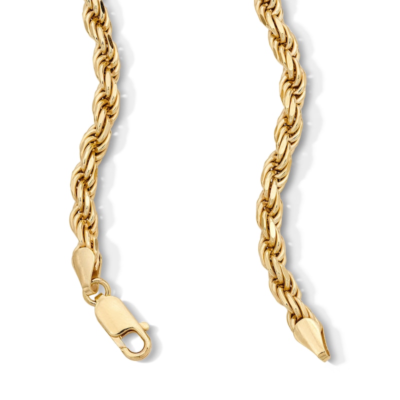 Main Image 3 of 14K Gold Plated 3mm Rope Chain - 16"