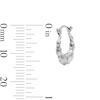 Thumbnail Image 2 of 12.5mm Sterling Silver Hollow Puff Hoops