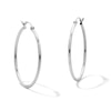 Thumbnail Image 1 of 30mm Sterling Silver Hollow Tube Hoops