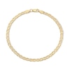 14K Gold Plated 3.5mm Mariner Chain Bracelet - 8.5"