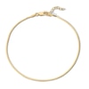 14K Gold Plated Serpentine Chain Bracelet - 7.5"
