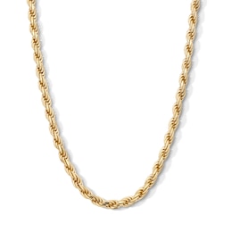 14K Gold Plated 5mm Rope Chain - 22"