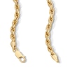 Thumbnail Image 3 of 14K Gold Plated 5mm Rope Chain - 22"