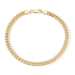 14K Gold Plated Curb Chain Bracelet - 8.5"