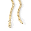 14K Gold Plated 3.5mm Cuban Curb Chain - 16"