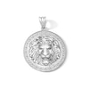 Thumbnail Image 1 of Solid Sterling Silver Lion Head Medallion Charm