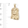 14K Gold Plated Jesus Head Necklace Charm