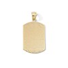 14K Gold Plated Lord's Prayer Necklace Charm