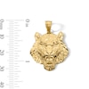 Thumbnail Image 3 of 14K Gold Plated Yellow Diamond-Cut Tiger Head Charm