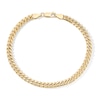 14K Gold Plated Cuban Curb Bracelet - 7.5"