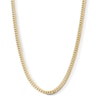 Thumbnail Image 1 of 14K Gold Plated 5mm Cuban Curb Chain - 20"