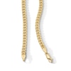 Thumbnail Image 3 of 14K Gold Plated 5mm Cuban Curb Chain - 20"