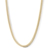 14K Gold Plated 5mm Cuban Curb Chain - 22"
