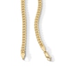 14K Gold Plated 5mm Cuban Curb Chain - 22"