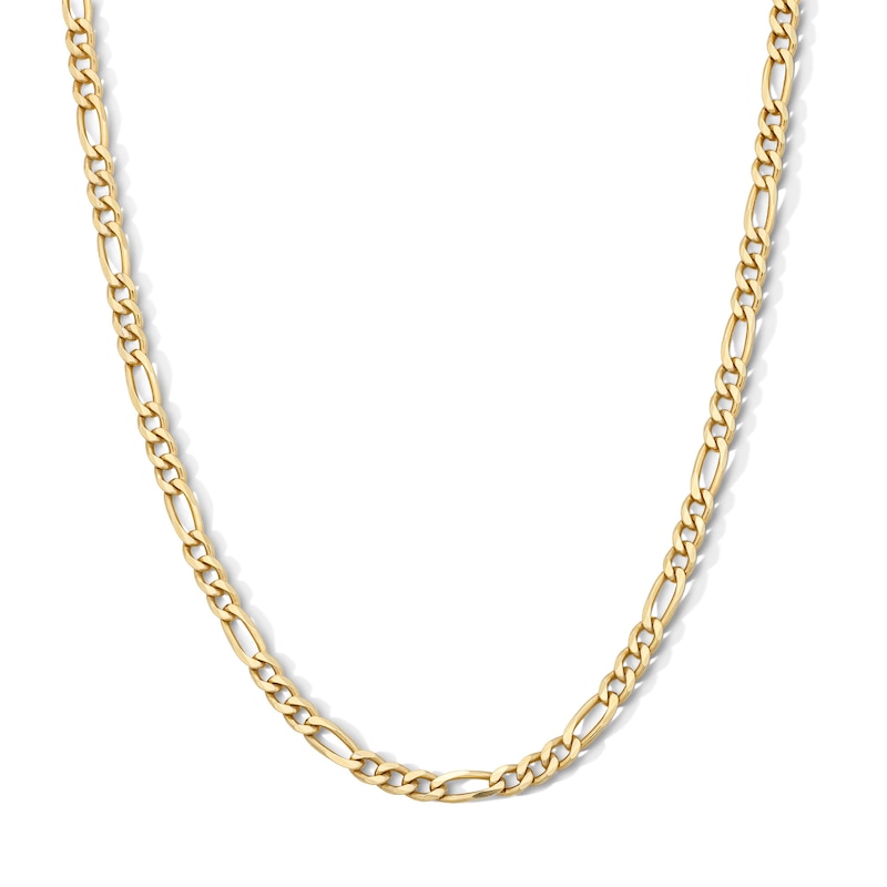 Main Image 1 of 14K Gold Plated 3.7mm Figaro Chain - 18"