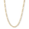 Thumbnail Image 1 of 14K Gold Plated 5.6mm Figaro Chain - 20"