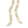 14K Gold Plated 5.6mm Figaro Chain - 22"